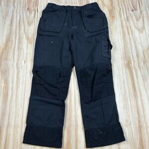 Blaklader Stretch Work Pants FITS 32x28 Utility Pockets Carpenter Heavy Duty